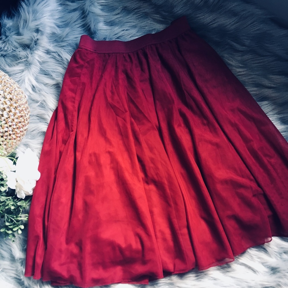 Torrid Mesh A-line skirt